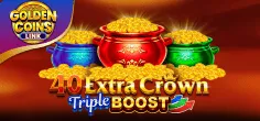 40 Extra Crown Triple Boost Golden Coins Link